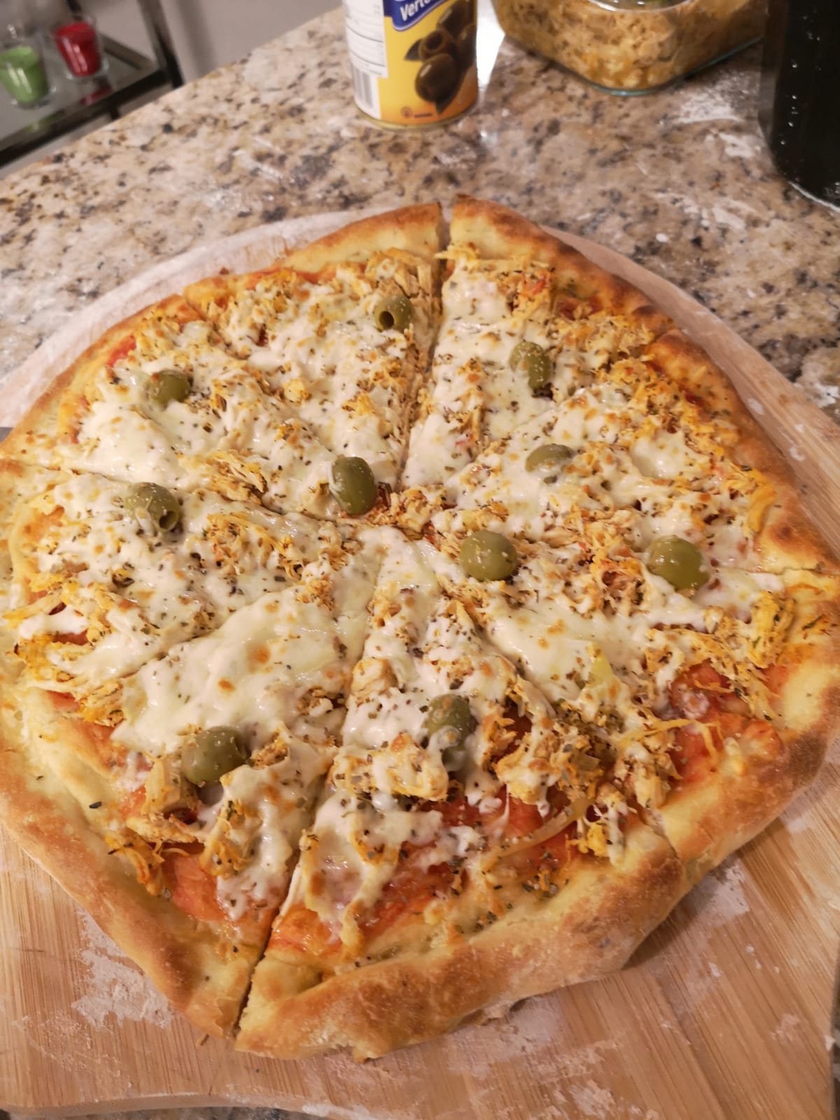 Pizza Frango com Cream Cheese St Marche Un - Pizza