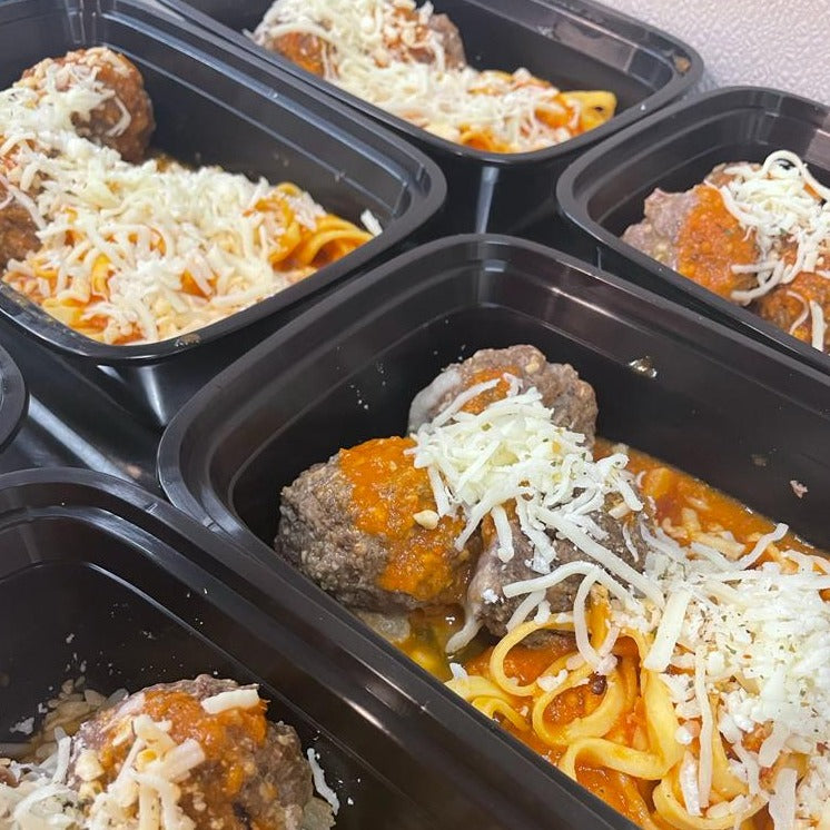 Single Serve of Meatballs a la Nona